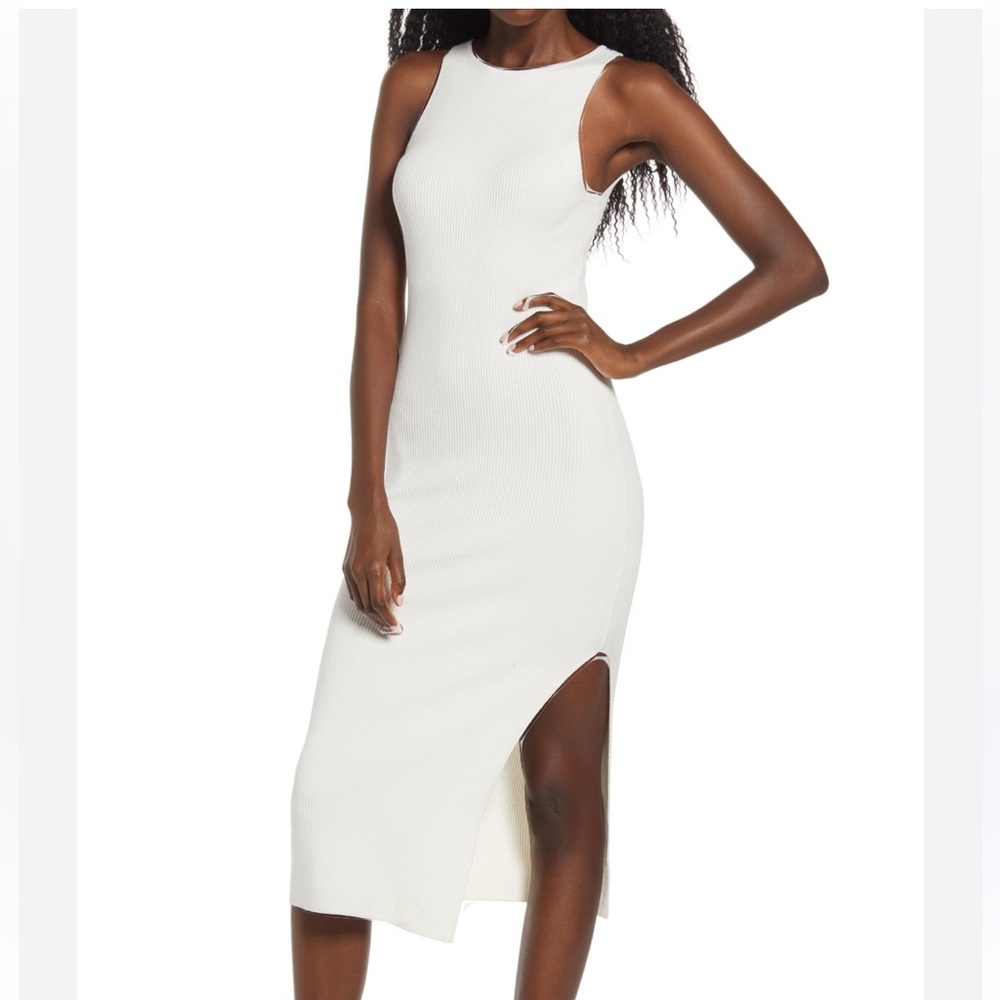 Leith - Rib Sleeveless Midi Dress